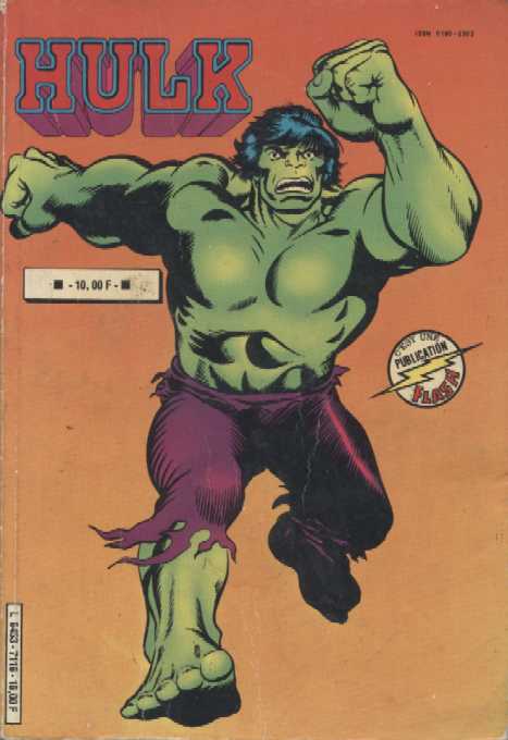 Scan de la Couverture Hulk Publication Flash n 7116